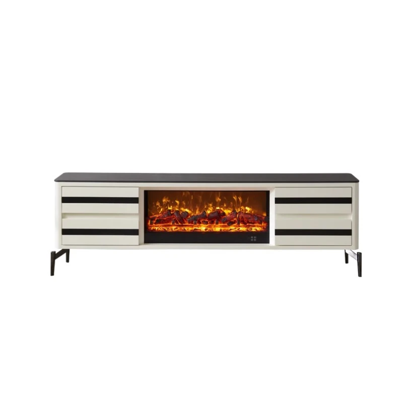 2 meters minimalist white fireplace TV cabinet, solid wood simulation thermal power fireplace decorative cabinet
2 meters minimalist white fireplace TV cabinet, solid wood simulation thermal power fireplace decorative cabinet