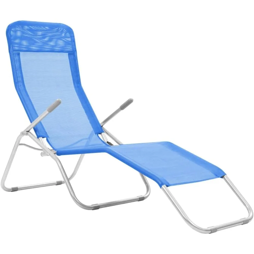 Folding Sun Loungers 2 pcs Textilene BlueLuxury Sun Loungers with Adjustable Backrest and Cushioned Seat
Folding Sun Loungers 2 pcs Textilene BlueLuxury Sun Loungers with Adjustable Backrest and Cushioned Seat