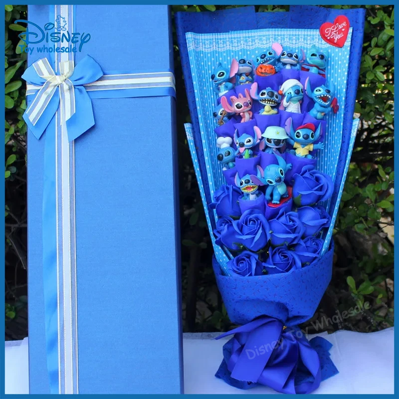 Stitch Cartoon Creative Rose Bouquet Soap Flower Toy Figures Send Graduation Birthday Valentine'S Day Gift Box Set Wholesale
Stitch Cartoon Creative Rose Bouquet Soap Flower Toy Figures Send Graduation Birthday Valentine'S Day Gift Box Set Wholesale