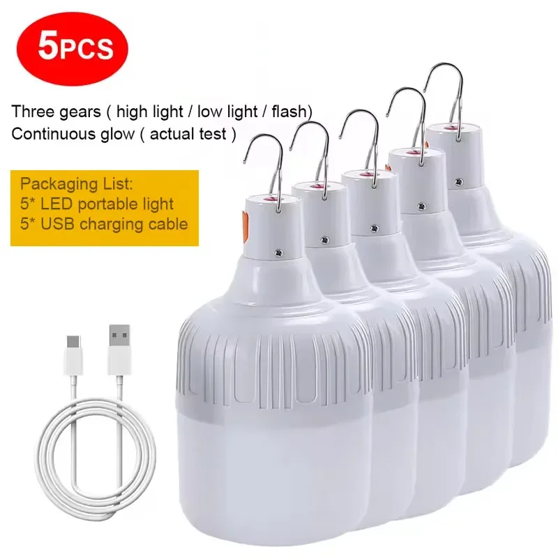 Camping Bulbs USB Rechargeable Lamp Outdoor Bulbs Emergency Light Hook Up Fishing Portable Lantern Night Lights
Camping Bulbs USB Rechargeable Lamp Outdoor Bulbs Emergency Light Hook Up Fishing Portable Lantern Night Lights