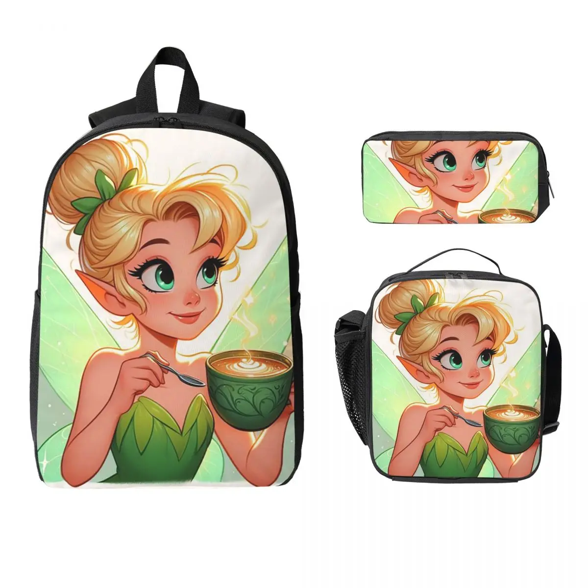 Tinker Bell Backpack Student Boys Girls BookBag School Bag Laptop Shoulder Bags 3ps Insulated Lunch Bag Pencil Case
Tinker Bell Backpack Student Boys Girls BookBag School Bag Laptop Shoulder Bags 3ps Insulated Lunch Bag Pencil Case