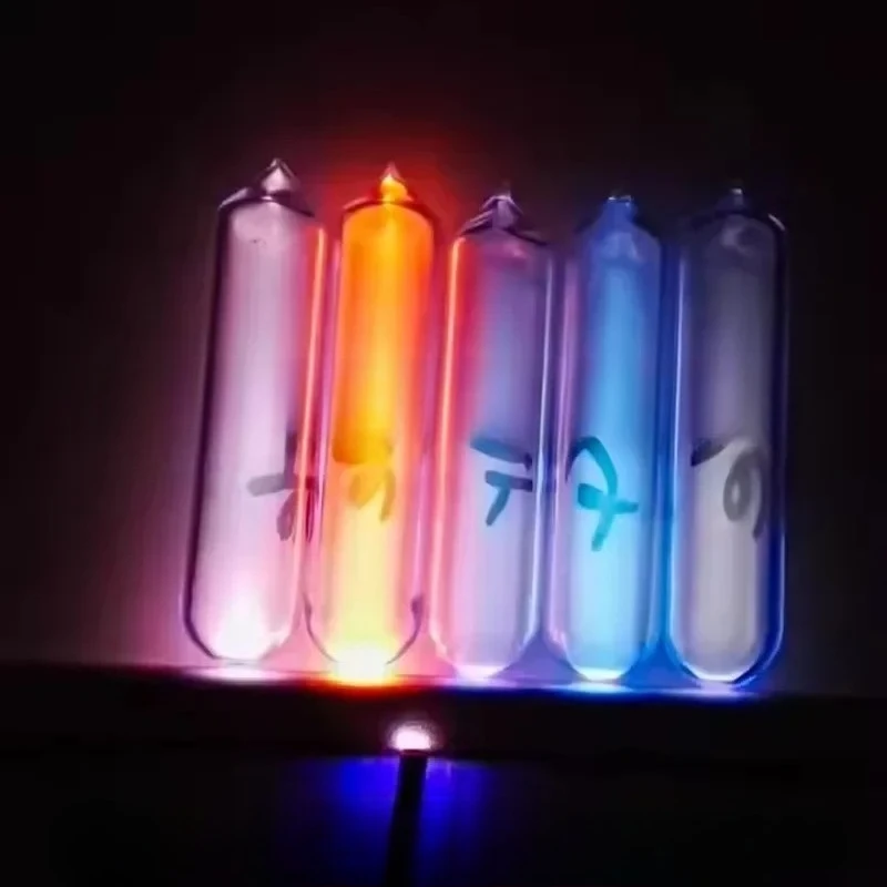 99.999% pure rare luminescent gas element seriesMulti piece sealed glass tube containing
99.999% pure rare luminescent gas element seriesMulti piece sealed glass tube containing