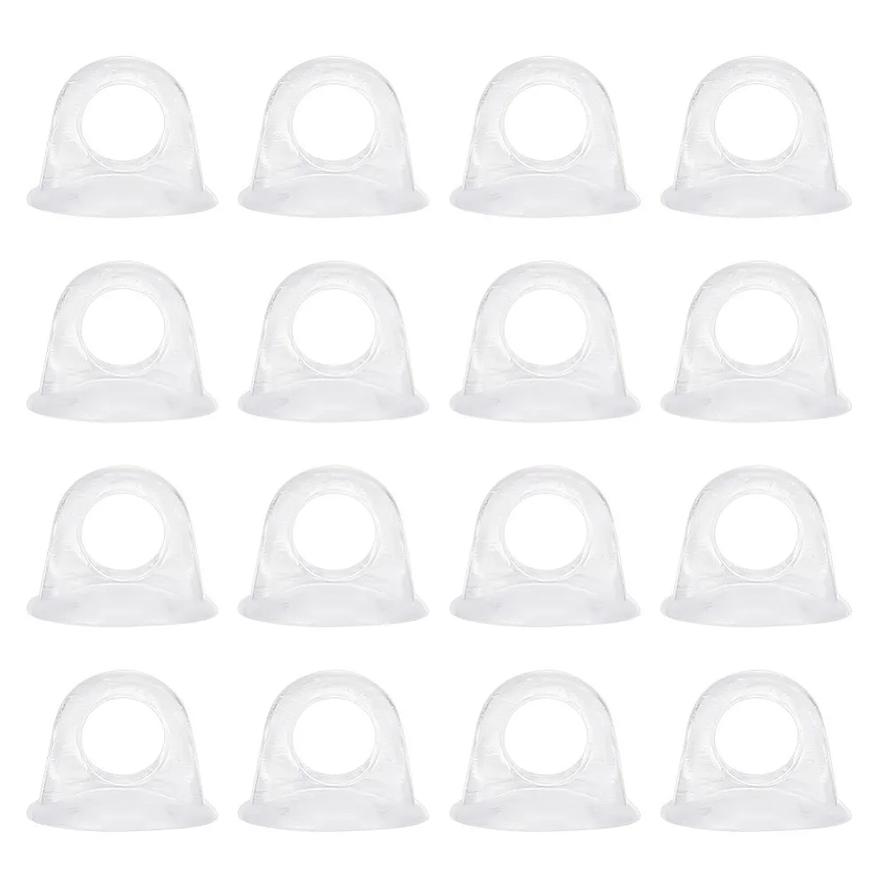 300Pcs Plastic Bead Cap Bails for Globe Glass Cover Pendants Clear 8x6mm Hole: 3.5mm
300Pcs Plastic Bead Cap Bails for Globe Glass Cover Pendants Clear 8x6mm Hole: 3.5mm
