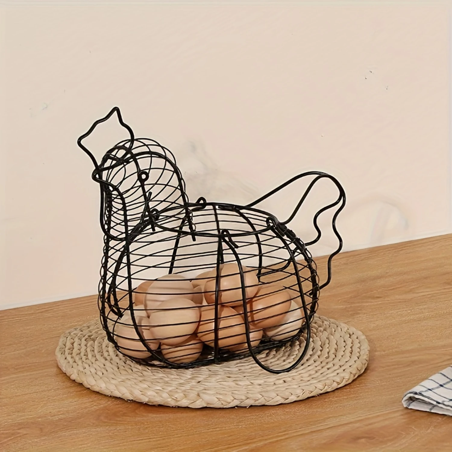 1pc Egg Baskets, Portable Hen Shaped Egg Basket, Shockproof And Shatterproof Egg Containers, For Counter, Cabinet And Refrige
1pc Egg Baskets, Portable Hen Shaped Egg Basket, Shockproof And Shatterproof Egg Containers, For Counter, Cabinet And Refrige