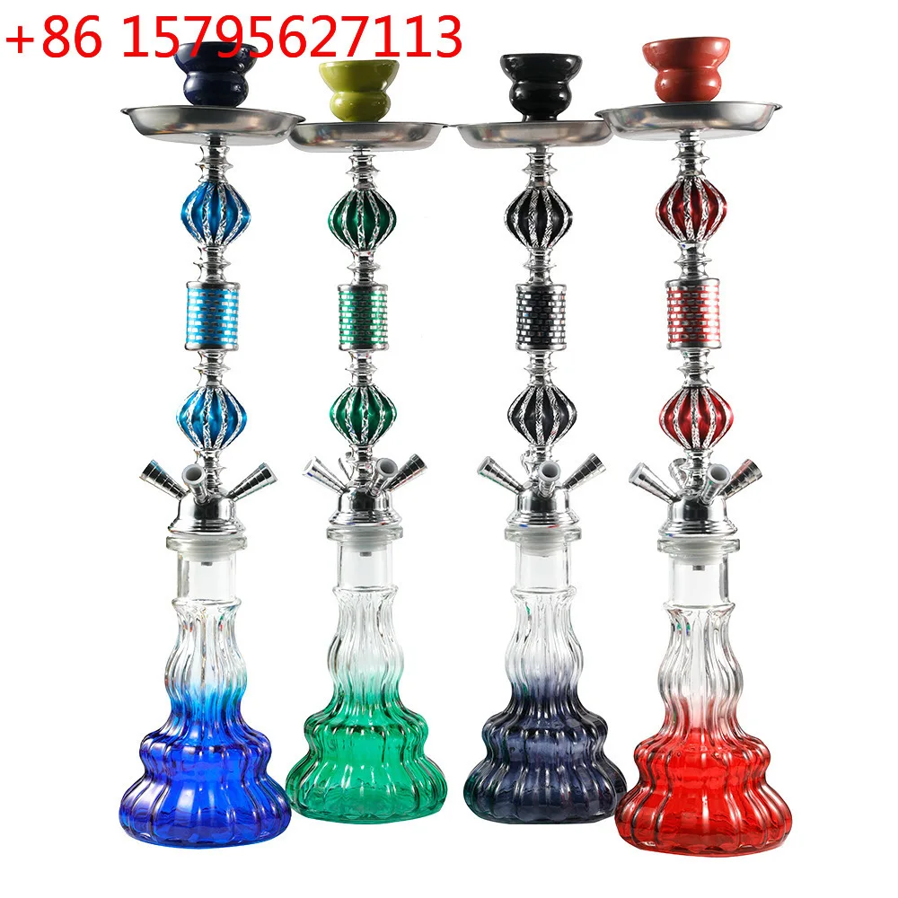 New four-head medium Arabian hookah metal high-end ktv bar glass pipe accessories
New four-head medium Arabian hookah metal high-end ktv bar glass pipe accessories
