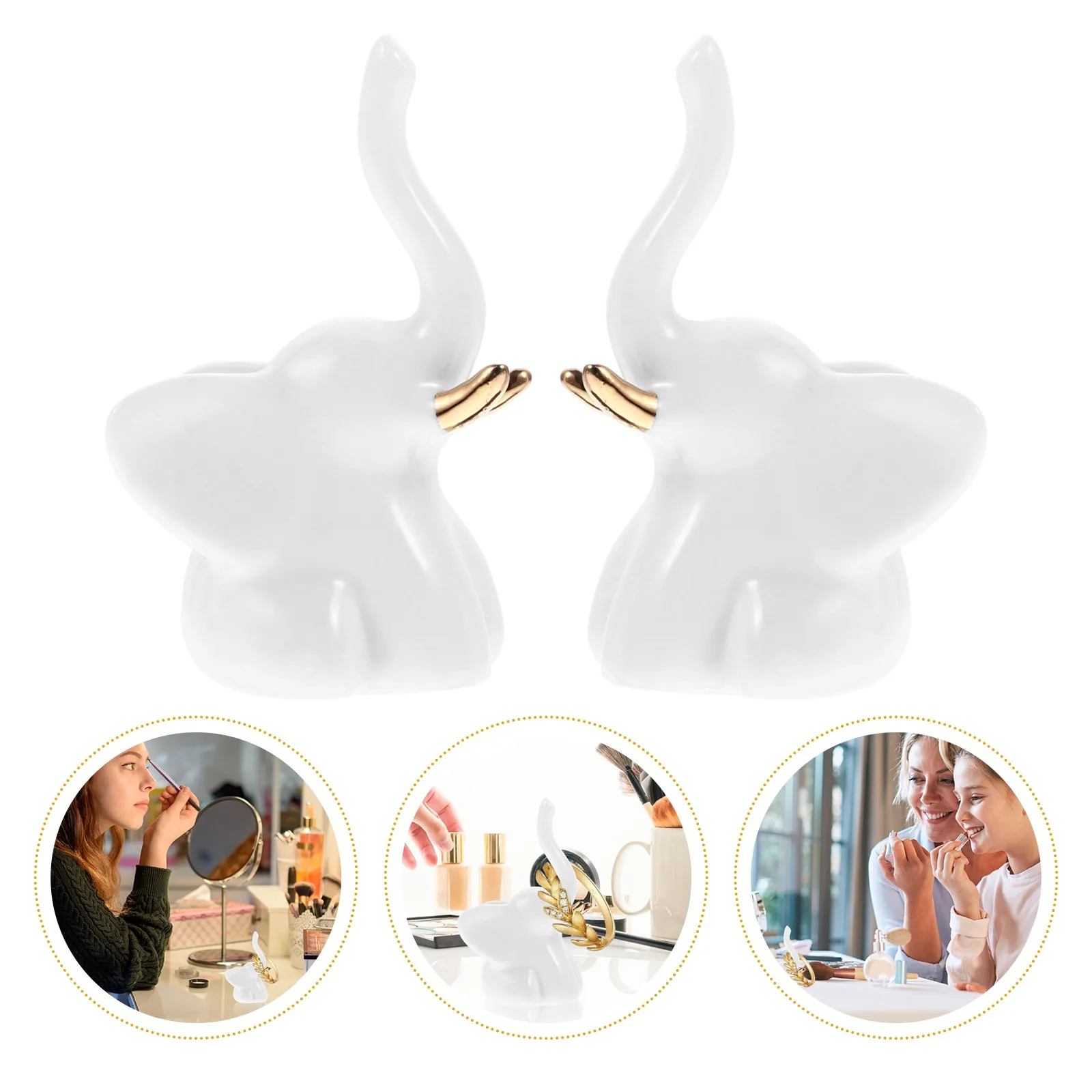 1 Set Elephant Ring Holder Jewelry Storage Rack Creative Gold Plating Adornments Decorative Ring Organizer Birthday Gift Home
1 Set Elephant Ring Holder Jewelry Storage Rack Creative Gold Plating Adornments Decorative Ring Organizer Birthday Gift Home