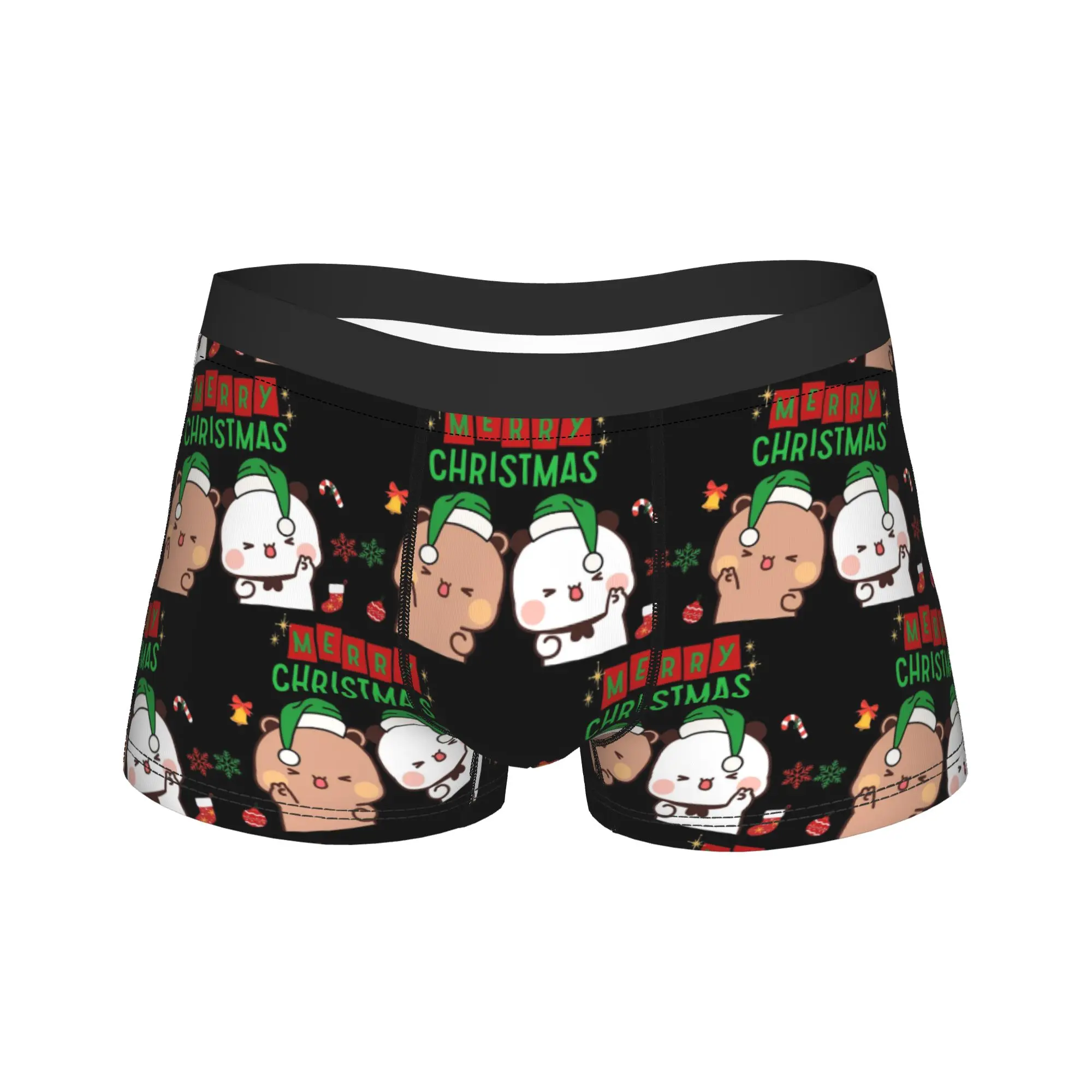 Бубу и Дуду, нижнее белье с рождественской елкой Санта-Клауса, мужские шорты, эластичные боксеры, качественный узор, трусы большого размера
Бубу и Дуду, нижнее белье с рождественской елкой Санта-Клауса, мужские шорты, эластичные боксеры, качественный узор, трусы большого размера