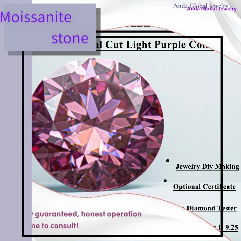M-Moissanite Stone Pink Colour Round Cut VVS1 with GRA Certificate top Gemstone Charms Beads for jewel making
M-Moissanite Stone Pink Colour Round Cut VVS1 with GRA Certificate top Gemstone Charms Beads for jewel making