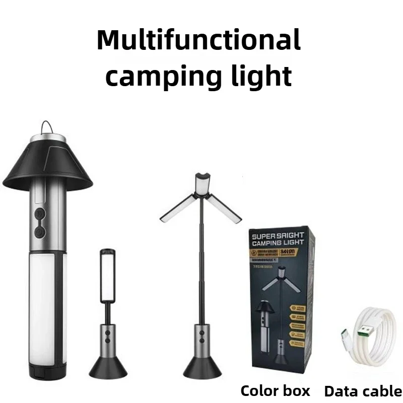 Outdoor Camping Portable Lamp Multi-functional Retractable Lamp Lightweight Tent Lamps Illumination Flashlight Camp Equipment 
Outdoor Camping Portable Lamp Multi-functional Retractable Lamp Lightweight Tent Lamps Illumination Flashlight Camp Equipment
