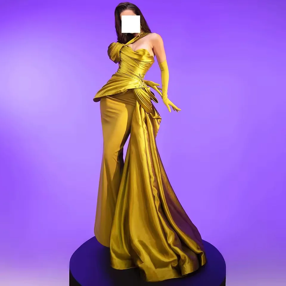 Gold Halter Women Bespoke Occasion Gown Long Evening Dresses Pastrol Unisex Jersey Retro Dubai Saudi Arabic Prom Customized
Gold Halter Women Bespoke Occasion Gown Long Evening Dresses Pastrol Unisex Jersey Retro Dubai Saudi Arabic Prom Customized