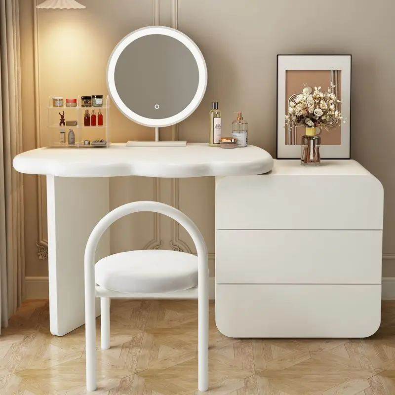 Creative Nordic Solid Wood Dressing Tables Set Home Storable Girls Bedroom Dressers Cloud Dressing Table with Makeup Chairs
Creative Nordic Solid Wood Dressing Tables Set Home Storable Girls Bedroom Dressers Cloud Dressing Table with Makeup Chairs