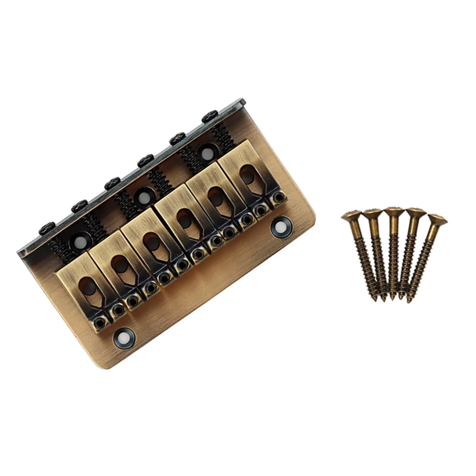 Guitar Bridge with Screws,Easy to Install,Guitar Part for Six String Guitar,Metal,Replacement Sturdy Guitar Accessories 73mm
Guitar Bridge with Screws,Easy to Install,Guitar Part for Six String Guitar,Metal,Replacement Sturdy Guitar Accessories 73mm
