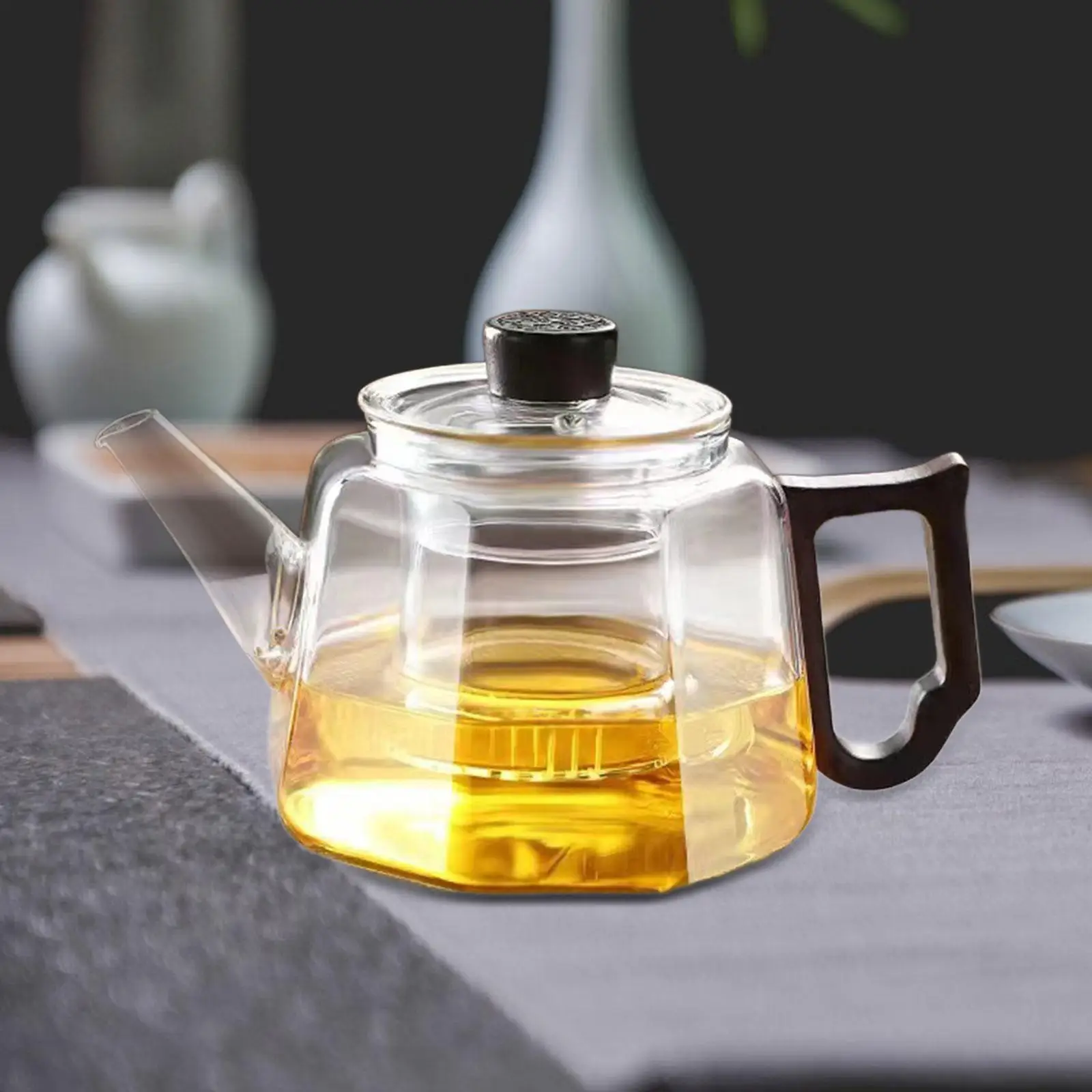 Loose Leaf Tea Maker Kung Fu Tea Pot Transparent with Tea Strainer Thickened 650ml Japanese Style Stovetop Travel Glass Teapot
Loose Leaf Tea Maker Kung Fu Tea Pot Transparent with Tea Strainer Thickened 650ml Japanese Style Stovetop Travel Glass Teapot