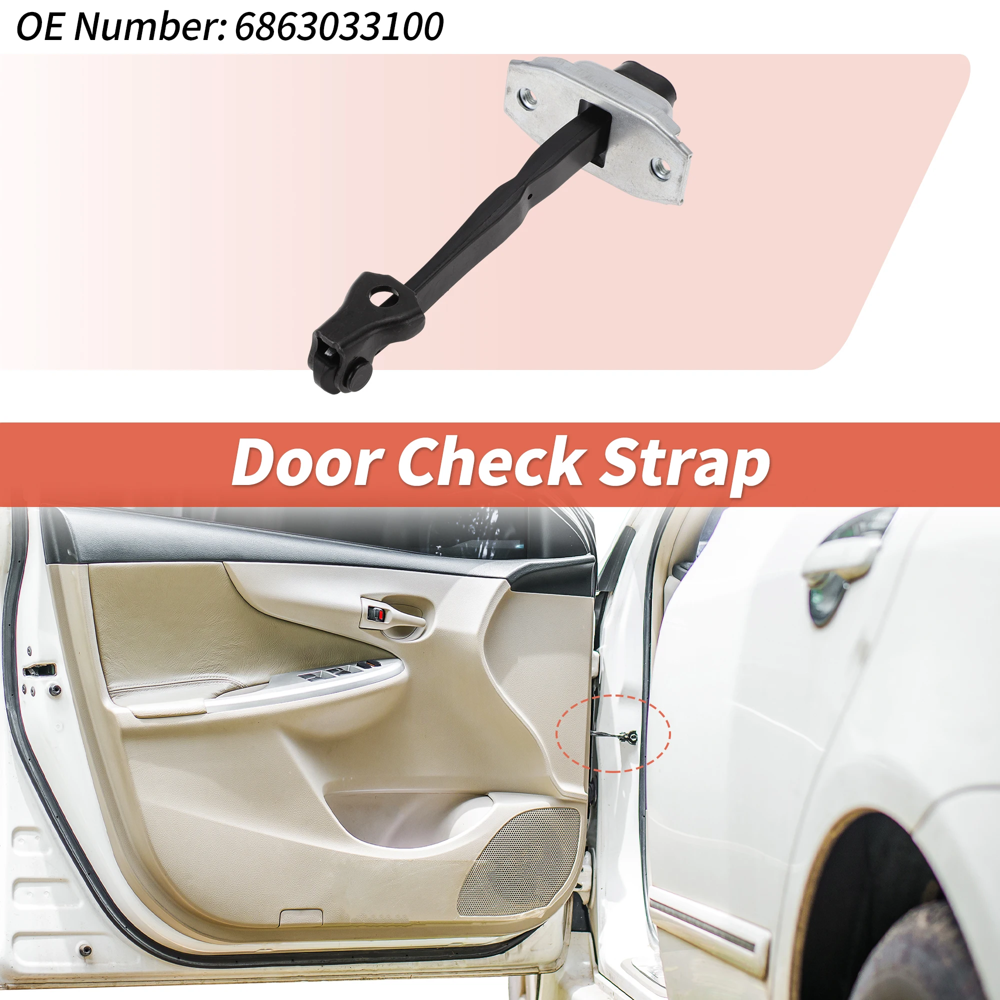 Ограничитель открывания правой задней двери UXCELL №6863033100 для Lexus ES350 2013-2018, 1 шт.
Ограничитель открывания правой задней двери UXCELL №6863033100 для Lexus ES350 2013-2018, 1 шт.