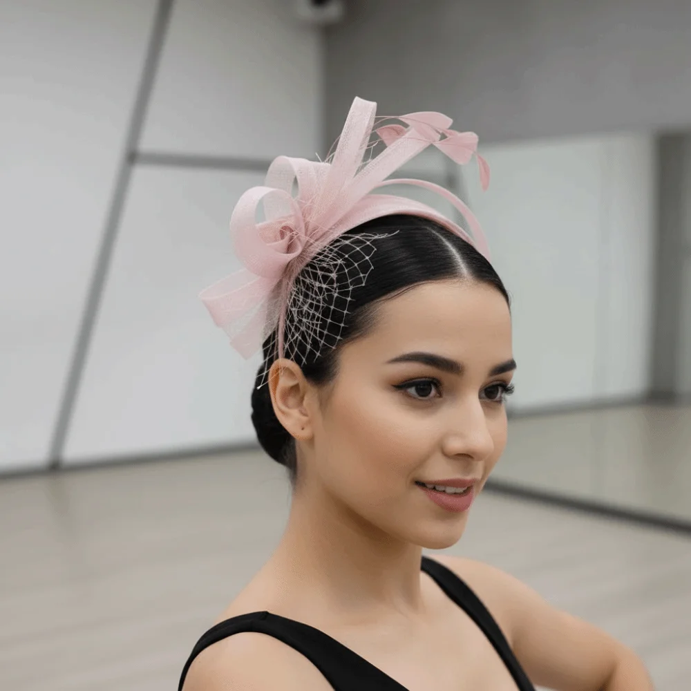 Hair Accessories Feather Mesh Headband Solid Color Headwear Elegant Fascinator Hair Hoop Vintage Creative
Hair Accessories Feather Mesh Headband Solid Color Headwear Elegant Fascinator Hair Hoop Vintage Creative