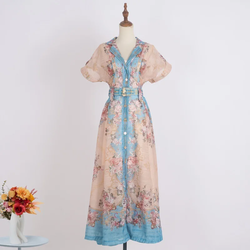 Real Shot Spot Positioning Printing Lapel Single-BreastedAWomen's Dress Midi Dress Design+Suspender Belt
Real Shot Spot Positioning Printing Lapel Single-BreastedAWomen's Dress Midi Dress Design+Suspender Belt