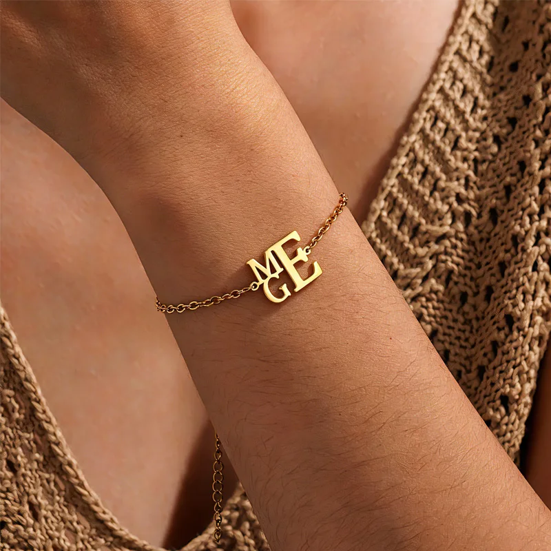Auxauxme Custom Capital Letters Bracelets for Women Stainless Steel Personalized Family Name Charms Bracelet Birthday Gifts
Auxauxme Custom Capital Letters Bracelets for Women Stainless Steel Personalized Family Name Charms Bracelet Birthday Gifts