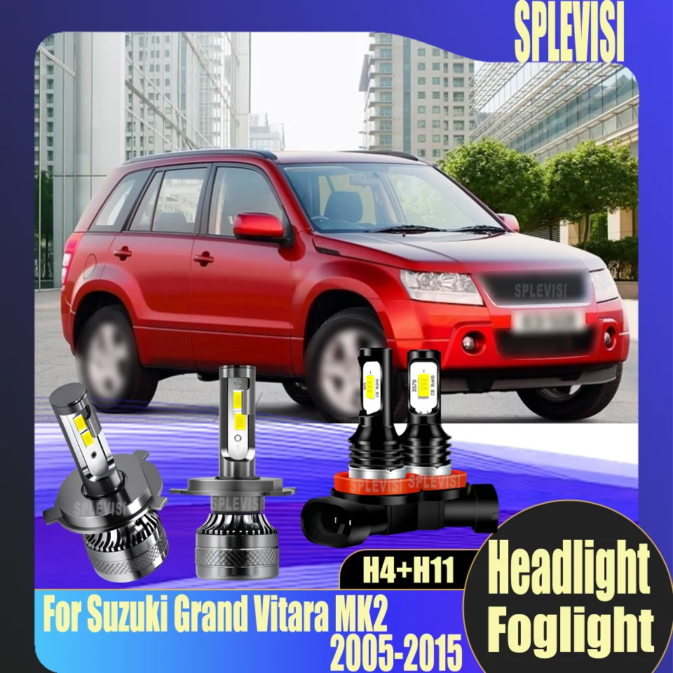 LED Headlight/FogLight H4/H11 Long lifespan For Suzuki Grand Vitara MK2 2005 2006 2007 2008 2009 2010 2011 2012 2013 2014 2015
LED Headlight/FogLight H4/H11 Long lifespan For Suzuki Grand Vitara MK2 2005 2006 2007 2008 2009 2010 2011 2012 2013 2014 2015