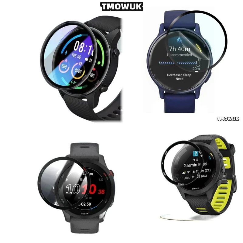 For Garmin Forerunner 57 945 955 965 970 42mm 47mm - 3D Curved Soft Flexible Screen Protective Film, Full Cover Anti-Scratch PMM
For Garmin Forerunner 57 945 955 965 970 42mm 47mm - 3D Curved Soft Flexible Screen Protective Film, Full Cover Anti-Scratch PMM