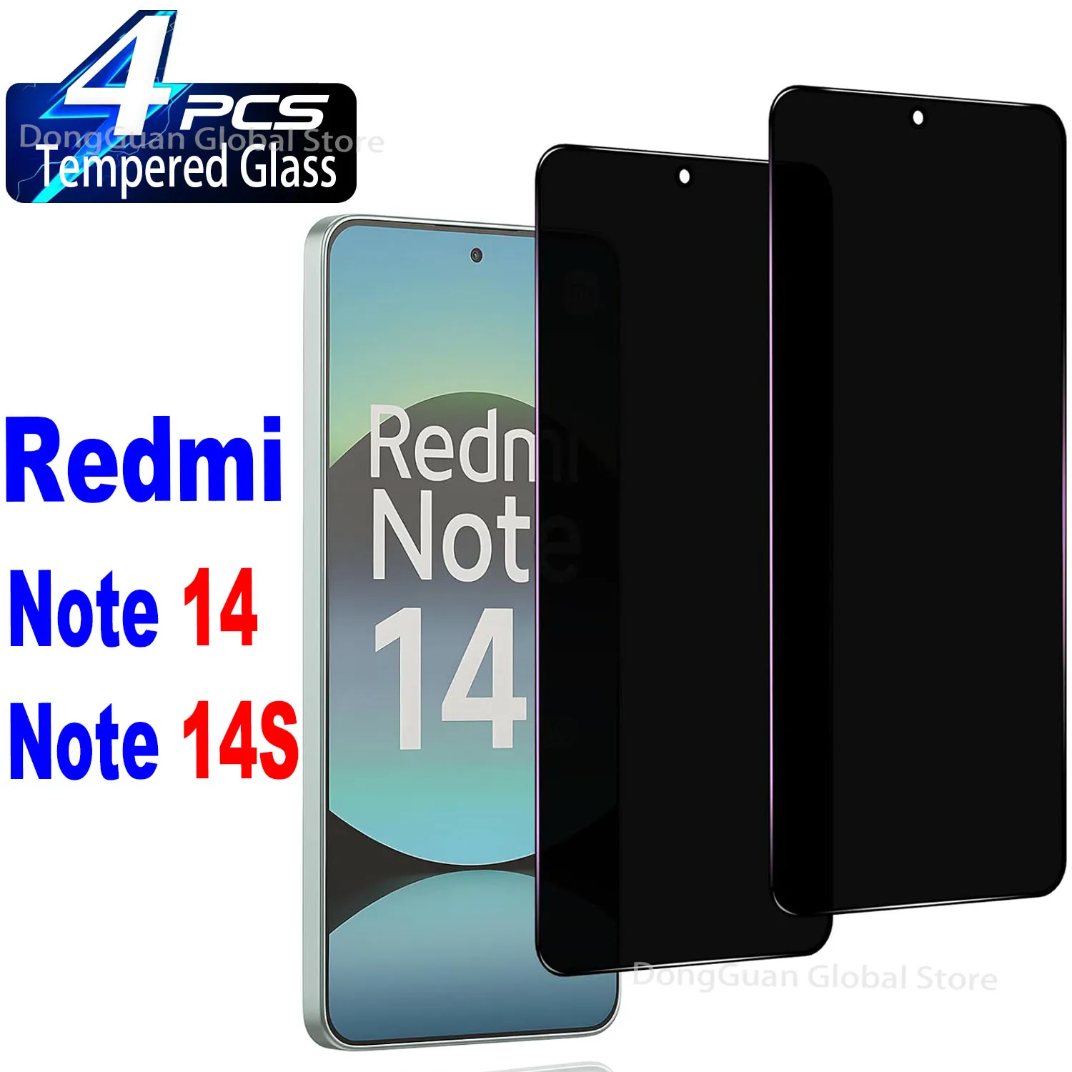 For Xiaomi Redmi Note 14 / Note 14S Anti Spy Tempered Glass Screen Protector Privacy Glass Film
For Xiaomi Redmi Note 14 / Note 14S Anti Spy Tempered Glass Screen Protector Privacy Glass Film