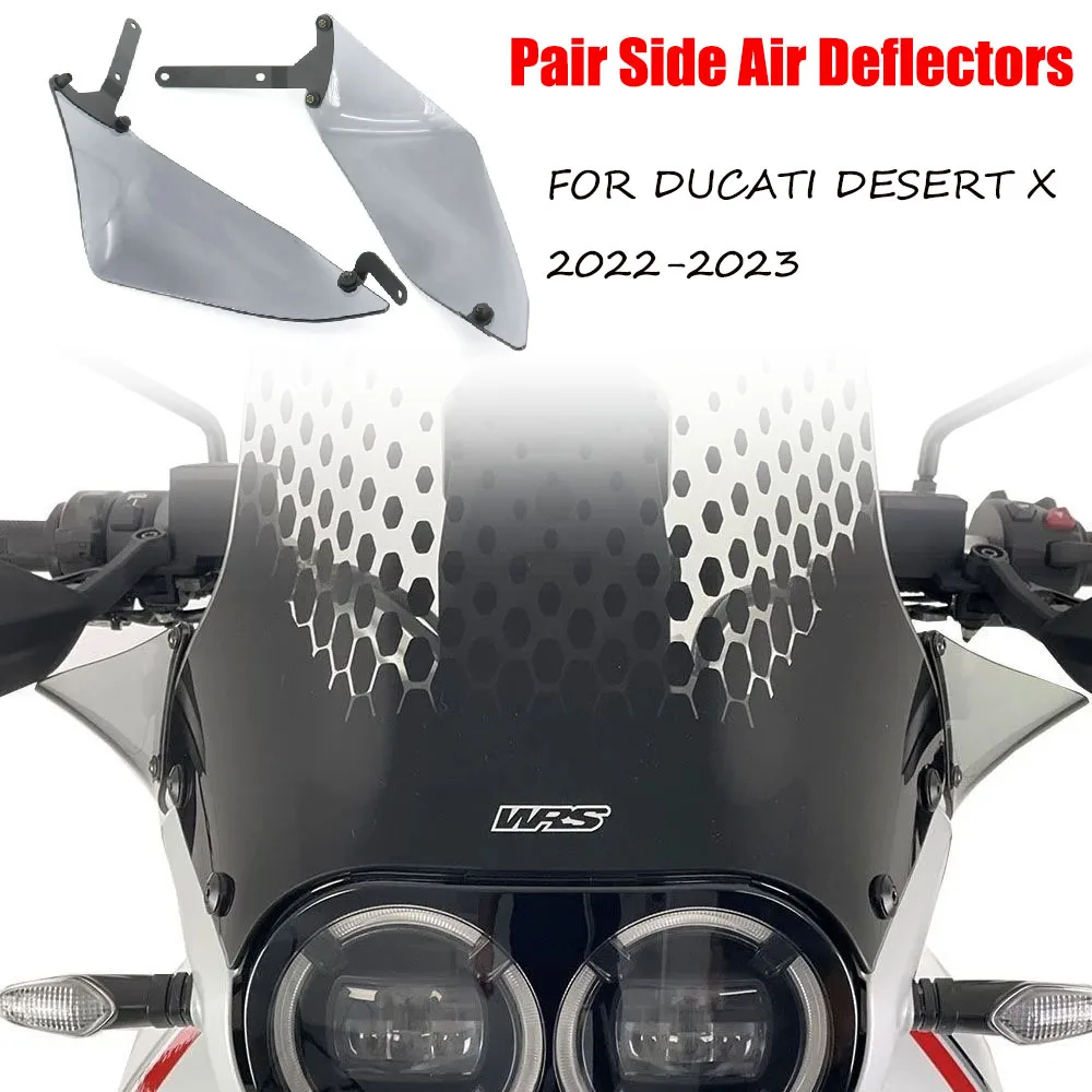 For Ducati DesertX2022-2023Windshield Windscreen Protection Side Air DeflectorsDesert X Accessories NewMotorcycle Side Deflector
For Ducati DesertX2022-2023Windshield Windscreen Protection Side Air DeflectorsDesert X Accessories NewMotorcycle Side Deflector