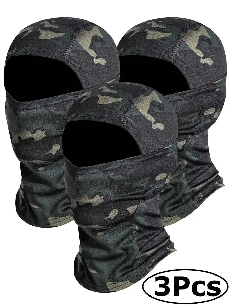 3pcs Camo Balaclava Face Mask For Adults Ski Cycling Hunting
3pcs Camo Balaclava Face Mask For Adults Ski Cycling Hunting
