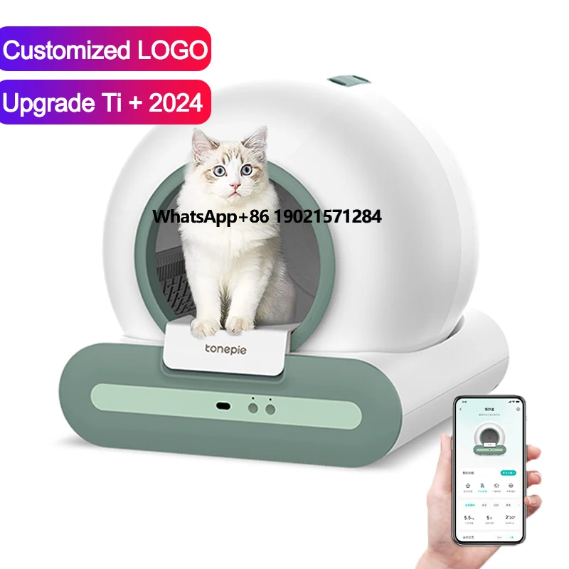 2024 Tonepie Ti+ 65L Smart Self-Cleaning Cat Box Automatic APP Detachable New Cat Toilet Sandbox with Easy Clean Feature
2024 Tonepie Ti+ 65L Smart Self-Cleaning Cat Box Automatic APP Detachable New Cat Toilet Sandbox with Easy Clean Feature