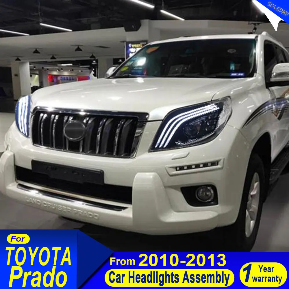 Автомобильная фара для Toyota Prado, светодиодная фара 2010-2013, фары Prado DRL, указатель поворота, дальний свет, линза проектора «ангельский глаз»
Автомобильная фара для Toyota Prado, светодиодная фара 2010-2013, фары Prado DRL, указатель поворота, дальний свет, линза проектора «ангельский глаз»