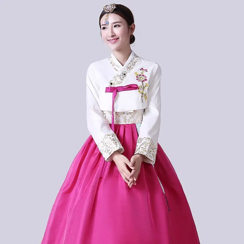 2025 new improved Korean style women dress embroidered long skirt and top hanbok set Korean formal dress performed dance costume
2025 new improved Korean style women dress embroidered long skirt and top hanbok set Korean formal dress performed dance costume