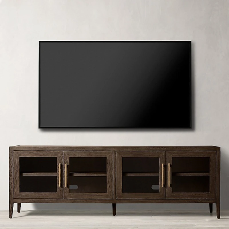 Italian modern solid wood TV cabinet Nordic simple locker American rural retro side cabinet
Italian modern solid wood TV cabinet Nordic simple locker American rural retro side cabinet