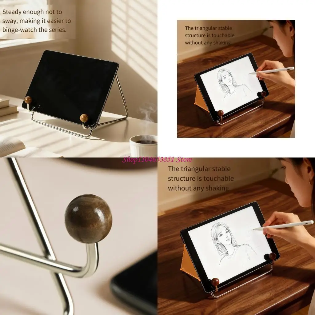 Stainless Steel Tablet Stand For Pad Reading Book Stand Antislip Holder
Stainless Steel Tablet Stand For Pad Reading Book Stand Antislip Holder