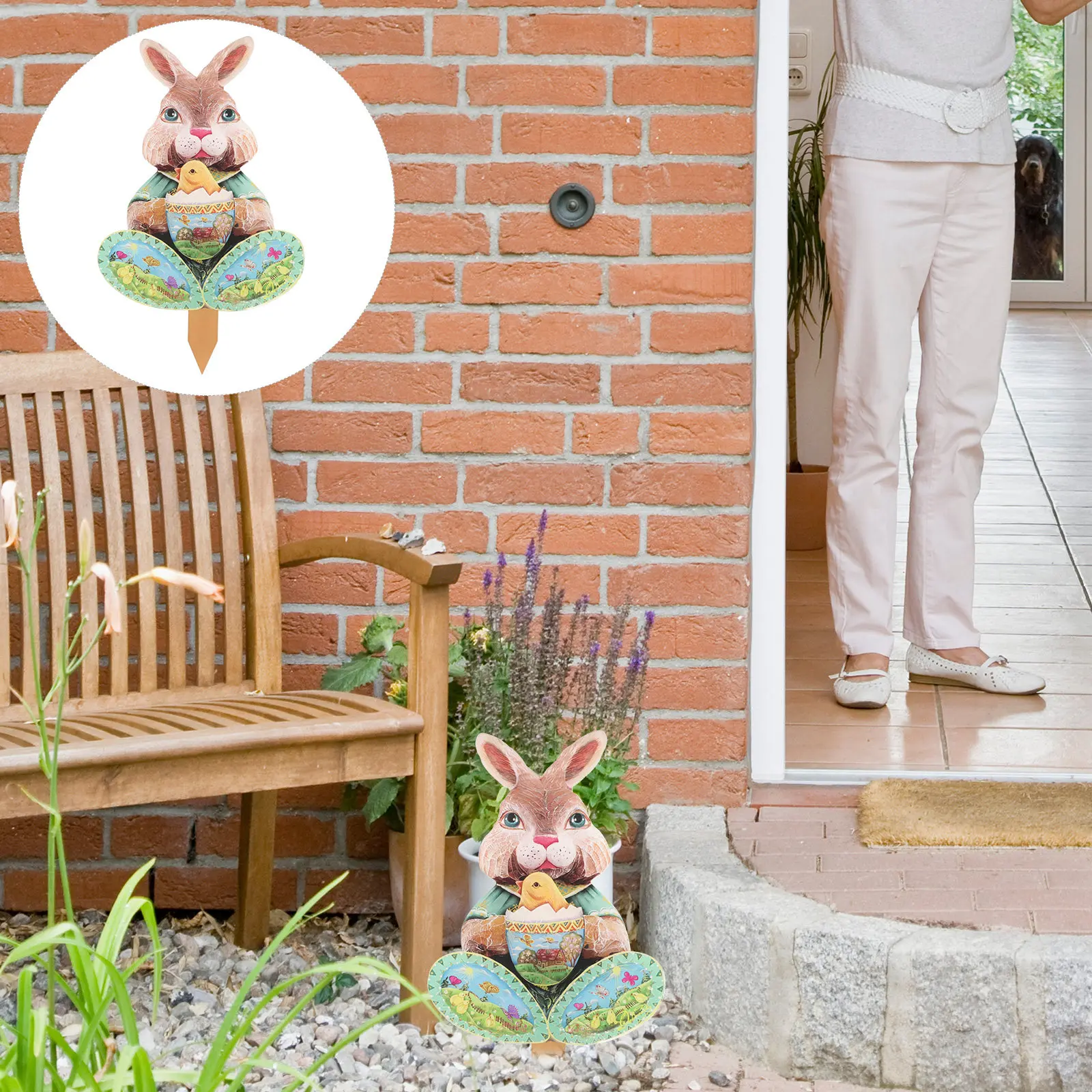 Metal Art Stake Acrylic Rabbit Stake Garden Sign Durable Yard Decoration Easter Garden Rabbit Insert Lawn nament
Metal Art Stake Acrylic Rabbit Stake Garden Sign Durable Yard Decoration Easter Garden Rabbit Insert Lawn nament