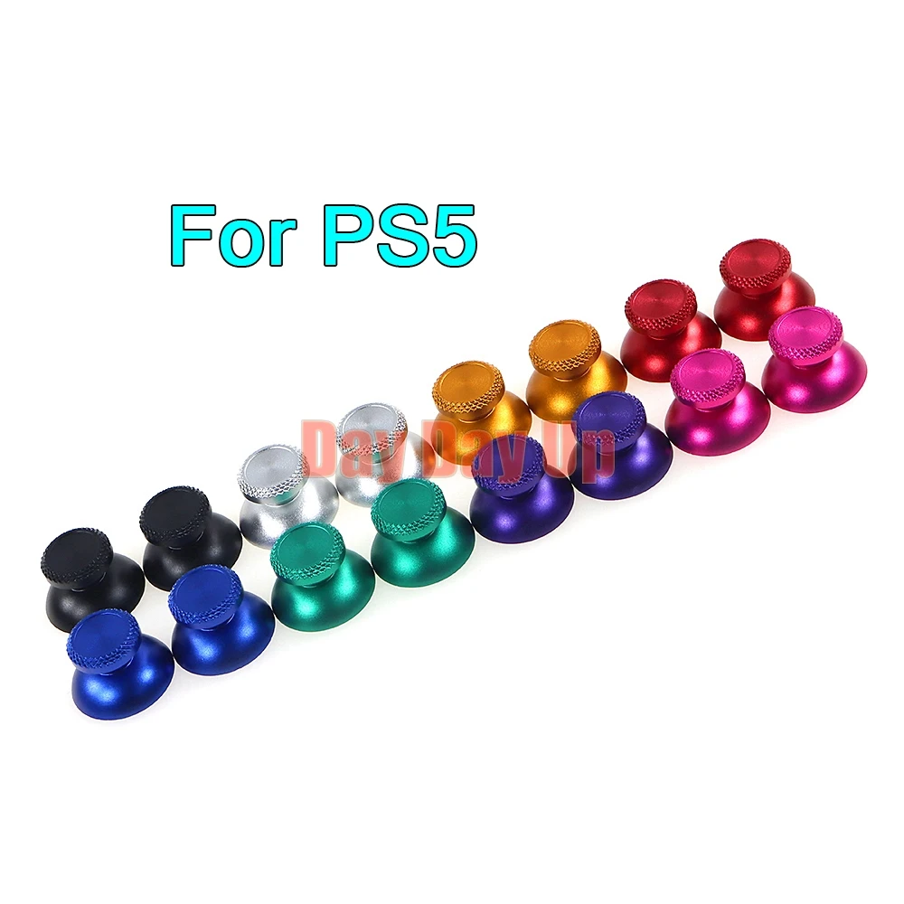 25sets Mushroom Cap Aluminum Metal Analog Joystick Thumb Stick Grip Cap Replacement Parts For PS5 Controller Thumbstick 
25sets Mushroom Cap Aluminum Metal Analog Joystick Thumb Stick Grip Cap Replacement Parts For PS5 Controller Thumbstick