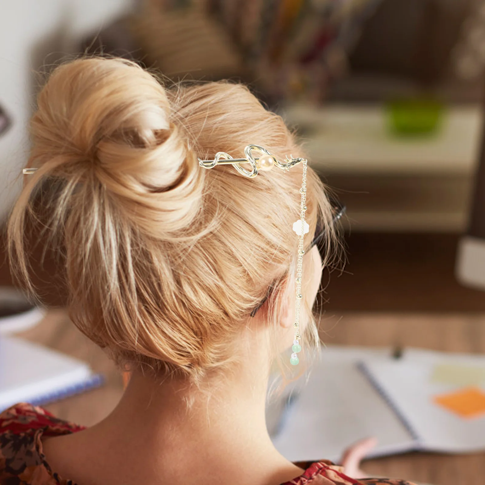 Dragon Hair Stick Tassels Chinese Hanfu Metal Style Hairstyling Accessory Zodiac Gift Wedding Cosplay Dragon Hair Stick
Dragon Hair Stick Tassels Chinese Hanfu Metal Style Hairstyling Accessory Zodiac Gift Wedding Cosplay Dragon Hair Stick