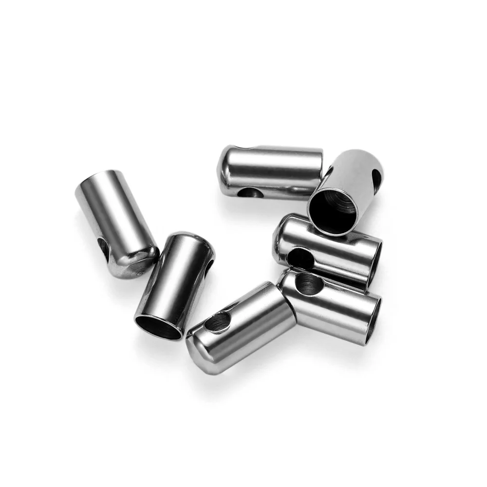 10pcs 0.9mm-4.2mm Stainless Steel Clasps Hooks Cords End Caps Cord For DIY Jewelry Making Bracelet Necklace Accessories Supplies
10pcs 0.9mm-4.2mm Stainless Steel Clasps Hooks Cords End Caps Cord For DIY Jewelry Making Bracelet Necklace Accessories Supplies