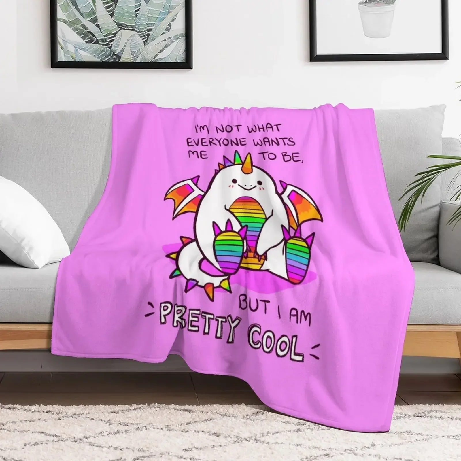 I AM PRETTY COOL Rainbow Potato Dragon Throw Blanket Furrys Fashion Sofas halloween Retros Blankets
I AM PRETTY COOL Rainbow Potato Dragon Throw Blanket Furrys Fashion Sofas halloween Retros Blankets