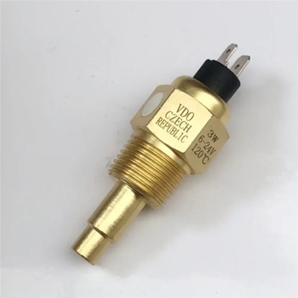 6-24v 120Degree VDO Temperature Sensing Plug 21/17mm 2Plug Water Temperature Sensor M14 * 1.5/ 3/8NPT/ 1/2NPT
6-24v 120Degree VDO Temperature Sensing Plug 21/17mm 2Plug Water Temperature Sensor M14 * 1.5/ 3/8NPT/ 1/2NPT