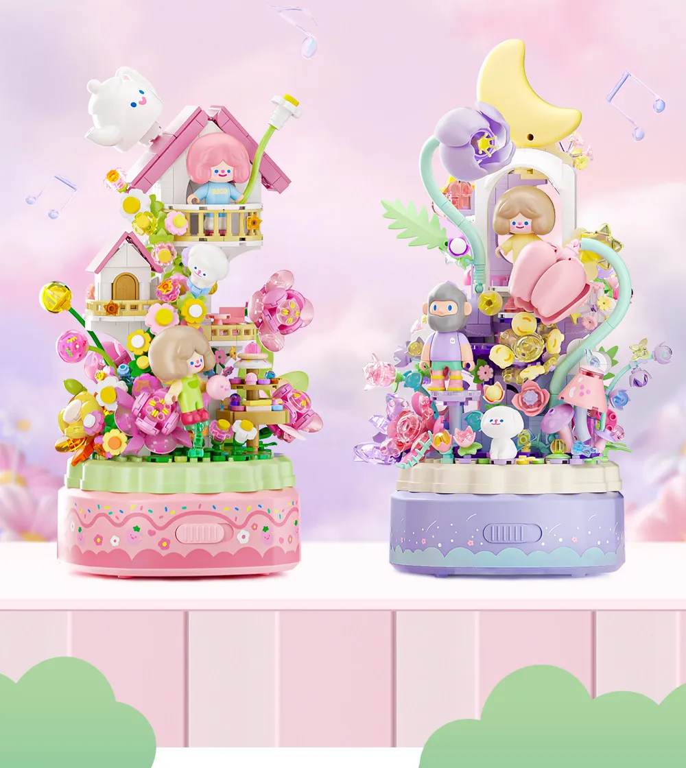 Wonder Moon Finding Unicorn Rico Building Block Music Box Flower Tea Party Toy Desktop Decoration Birthday Gift For Women
Wonder Moon Finding Unicorn Rico Building Block Music Box Flower Tea Party Toy Desktop Decoration Birthday Gift For Women