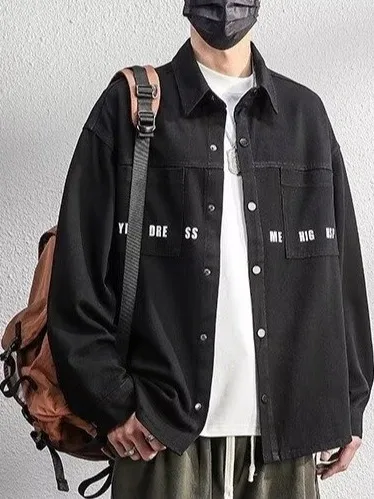 plus Size Long Sleeve Shirt Jacket for Men Casual American Style Collared Top Trendy Versatile Workwear Jacket Autumn High St...
plus Size Long Sleeve Shirt Jacket for Men Casual American Style Collared Top Trendy Versatile Workwear Jacket Autumn High St...
