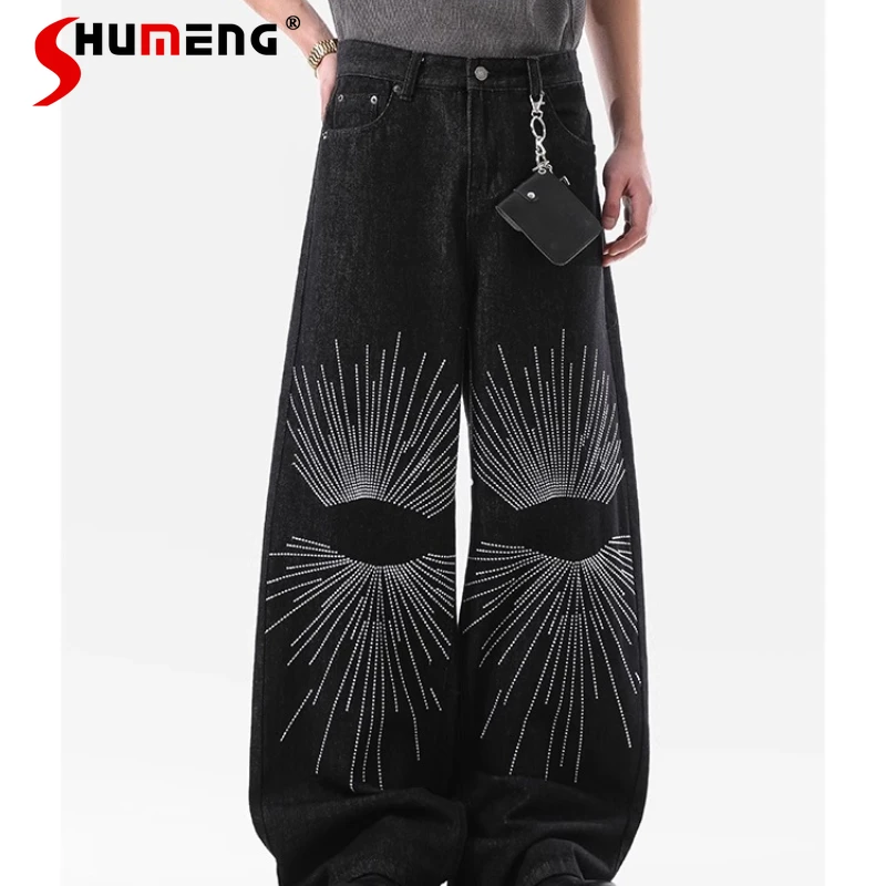 2025 Summer New Trend Embroidered Chic Jeans Men's Fashion High Street Handsome Wide-leg Denim Pants Male Stylish Denim Trousers
2025 Summer New Trend Embroidered Chic Jeans Men's Fashion High Street Handsome Wide-leg Denim Pants Male Stylish Denim Trousers