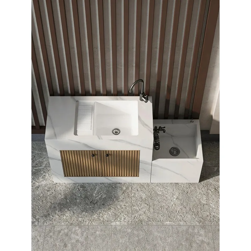 Garden pool combination outdoor washbasin rock slab courtyard outdoor laundry pool basin integrated with mop pool balcony
Garden pool combination outdoor washbasin rock slab courtyard outdoor laundry pool basin integrated with mop pool balcony