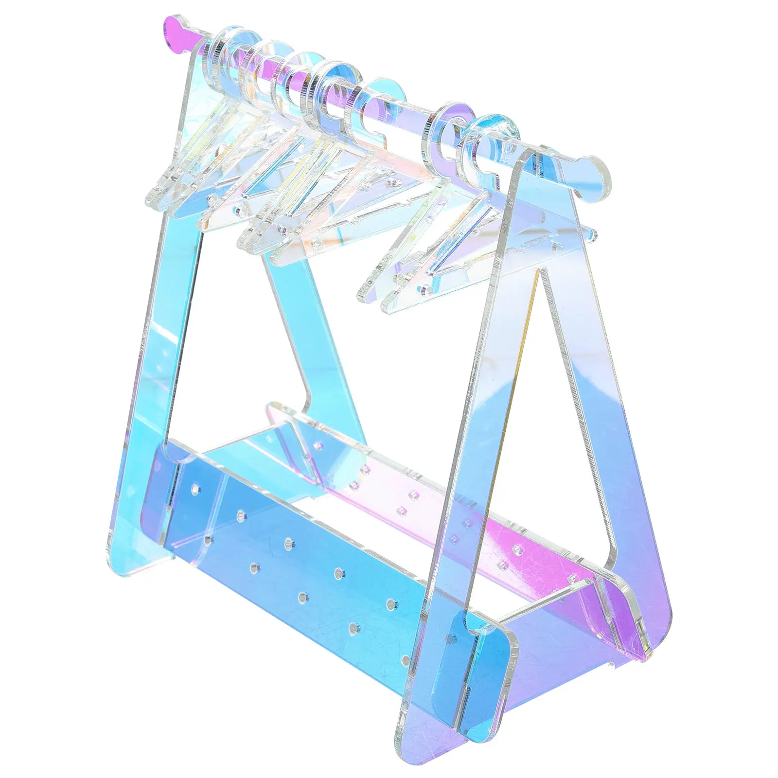 Набор акриловых подставок для украшений: органайзер для серег, держатель для ожерелий, настольная подставка для демонстрации украшений, декоративная вешалка для серег
Набор акриловых подставок для украшений: органайзер для серег, держатель для ожерелий, настольная подставка для демонстрации украшений, декоративная вешалка для серег