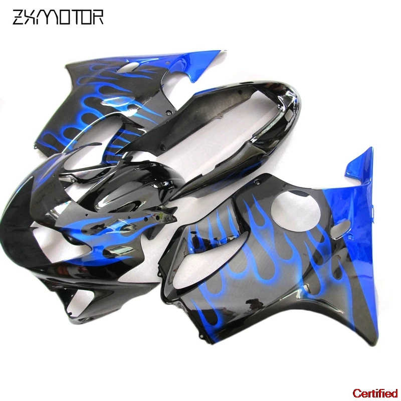 Blue Flames Black Injection Bodyworks Fairing Kits For Honda CBR600 F4 1999 2000 Fairings Set Cbr 600 F4 99 00 HB06
Blue Flames Black Injection Bodyworks Fairing Kits For Honda CBR600 F4 1999 2000 Fairings Set Cbr 600 F4 99 00 HB06