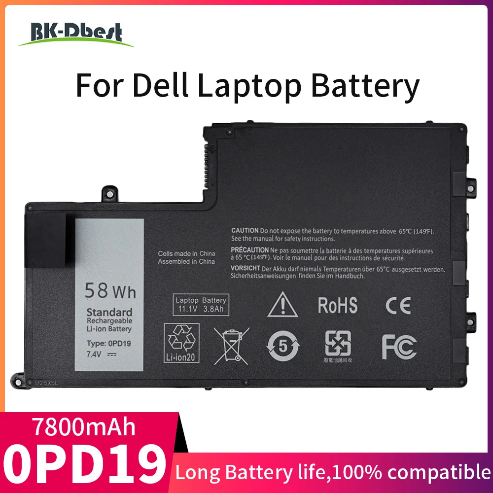 BK-Dbest High Quality 0PD19 P39F 58DP4 Laptop Battery For Dell Inspiron 5445 5447 5545 5547 5548 N5447 N5547 15-5000
BK-Dbest High Quality 0PD19 P39F 58DP4 Laptop Battery For Dell Inspiron 5445 5447 5545 5547 5548 N5447 N5547 15-5000