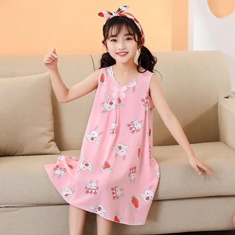 Girls Sleeveless Summer Nightdress Lightweight Rayon Cotton Class A Pajamas Home Dress
Girls Sleeveless Summer Nightdress Lightweight Rayon Cotton Class A Pajamas Home Dress
