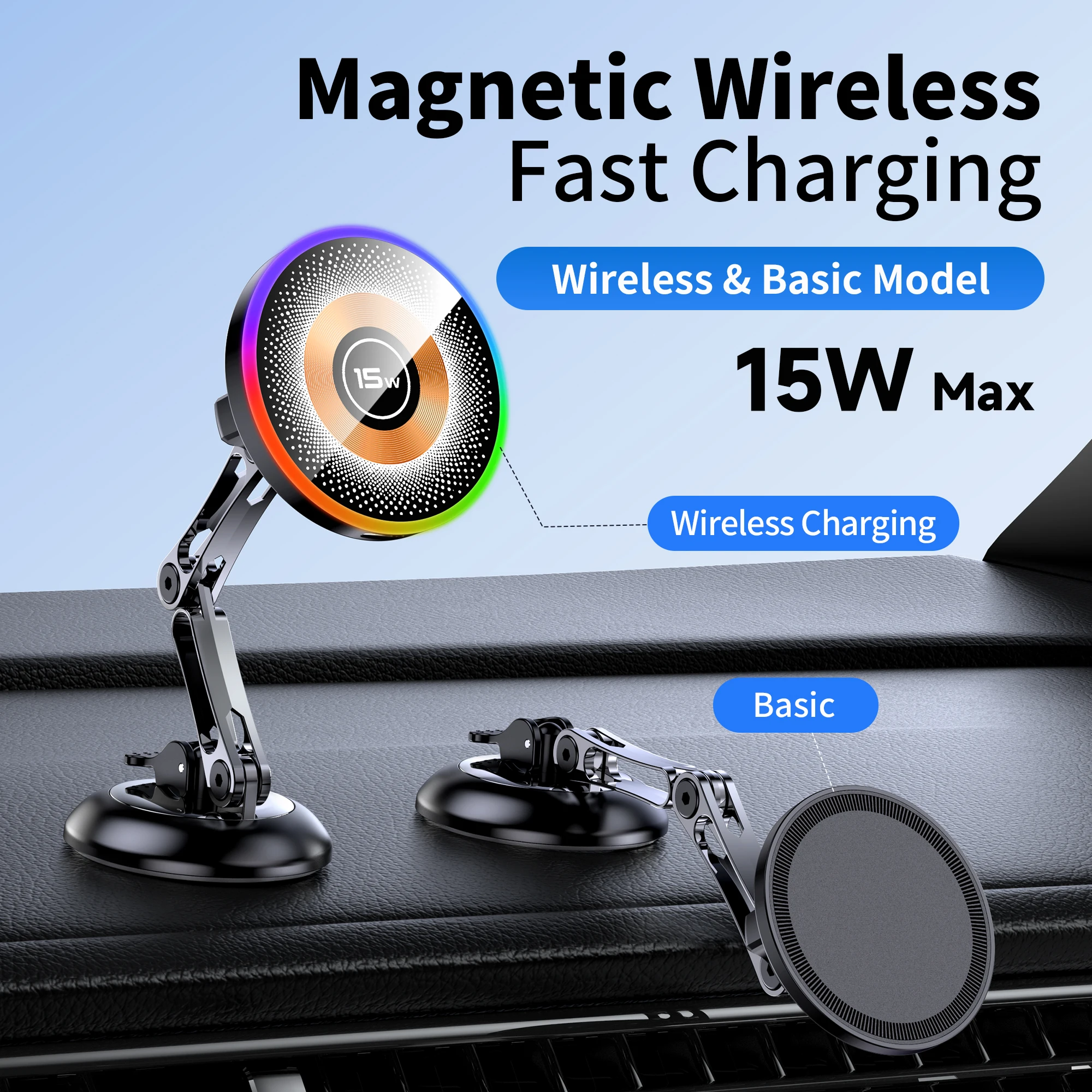 Magnetic Car Wireless Charger Stand Magnet Car Mount 15w Fast Charging Station Phone Holder Bracket For Magsafe iPhone 17 16 15
Magnetic Car Wireless Charger Stand Magnet Car Mount 15w Fast Charging Station Phone Holder Bracket For Magsafe iPhone 17 16 15