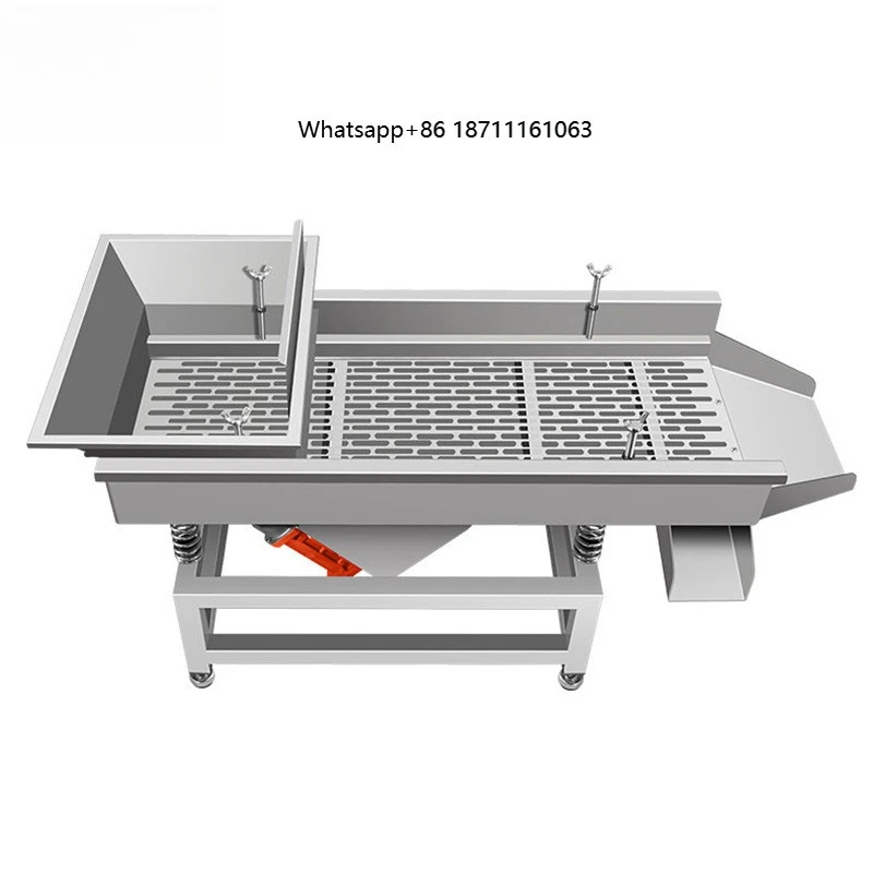 Large Capacity 1 Layer 2 Outlet Portable Coffee Bean Grain Sorting Linear Vibration Screen Separating Machine
Large Capacity 1 Layer 2 Outlet Portable Coffee Bean Grain Sorting Linear Vibration Screen Separating Machine
