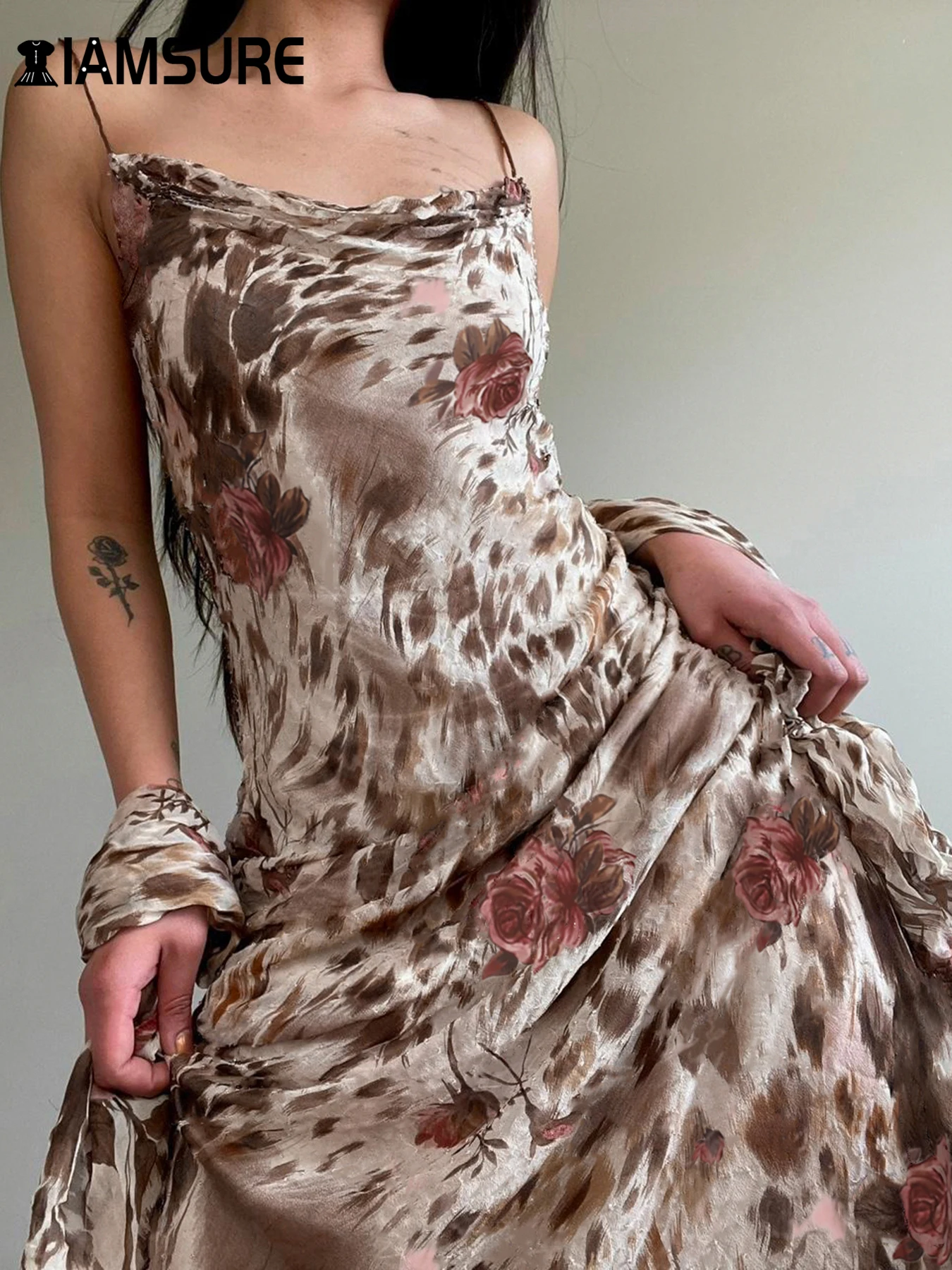 IAMSURE Vintagr Floral A-Line Dress Holiday Slash Neck Sleeveless Maxi Dresses For Women 2024 Summer Fashion Beach Style Lady
IAMSURE Vintagr Floral A-Line Dress Holiday Slash Neck Sleeveless Maxi Dresses For Women 2024 Summer Fashion Beach Style Lady