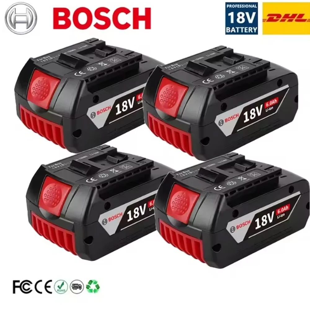 Original Bosch Professional Lithium Battery 18V 6.0AH for Bosch BAT609 BAT609G BAT618 BAT618G Rechargeable Power Tool Battery
Original Bosch Professional Lithium Battery 18V 6.0AH for Bosch BAT609 BAT609G BAT618 BAT618G Rechargeable Power Tool Battery