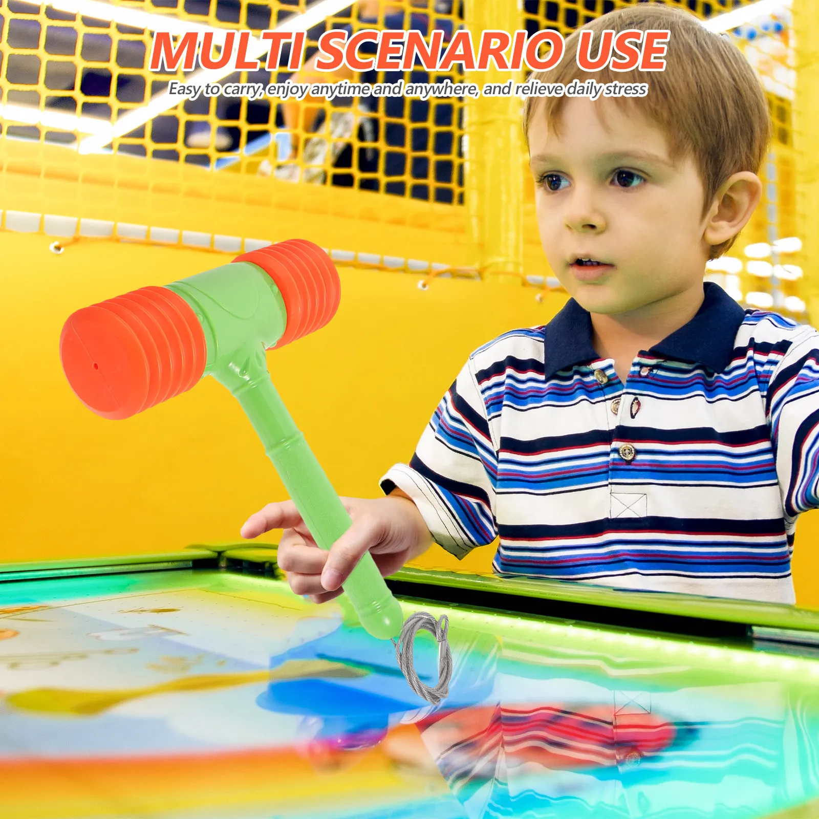 Kids Pounding Mallet Whack Moles Game Orange Plastic Hammer Entertainment Mallet for Toddlers Whacking Hammer Gaming Props
Kids Pounding Mallet Whack Moles Game Orange Plastic Hammer Entertainment Mallet for Toddlers Whacking Hammer Gaming Props